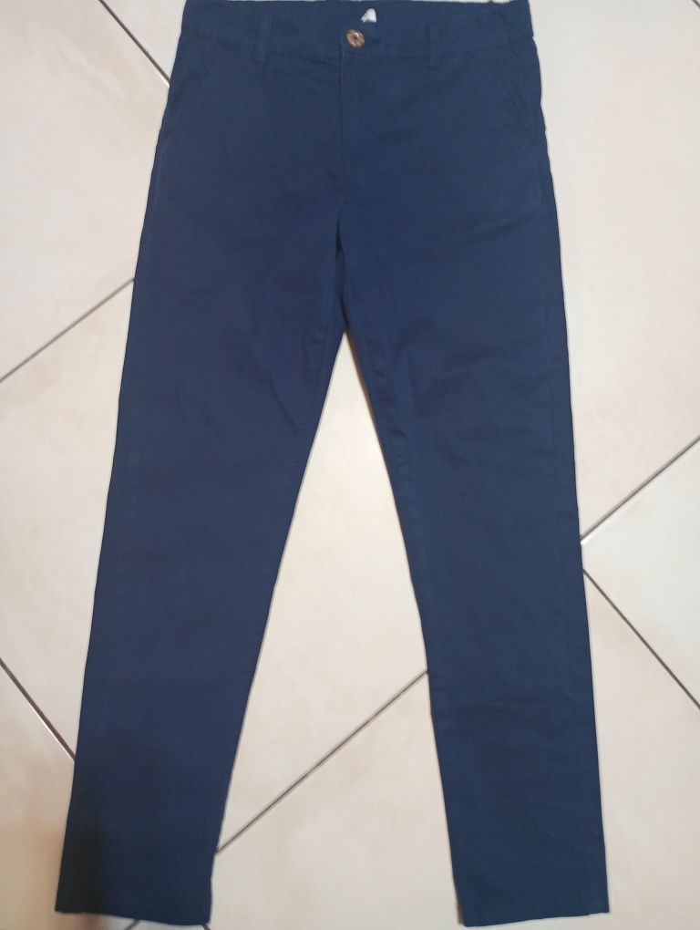 Spodnie eleganckie granatowe rozm 140 cool club