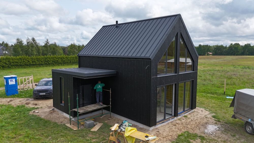 Nowoczesna stodoła 80m2 całoroczny szkieletowy
