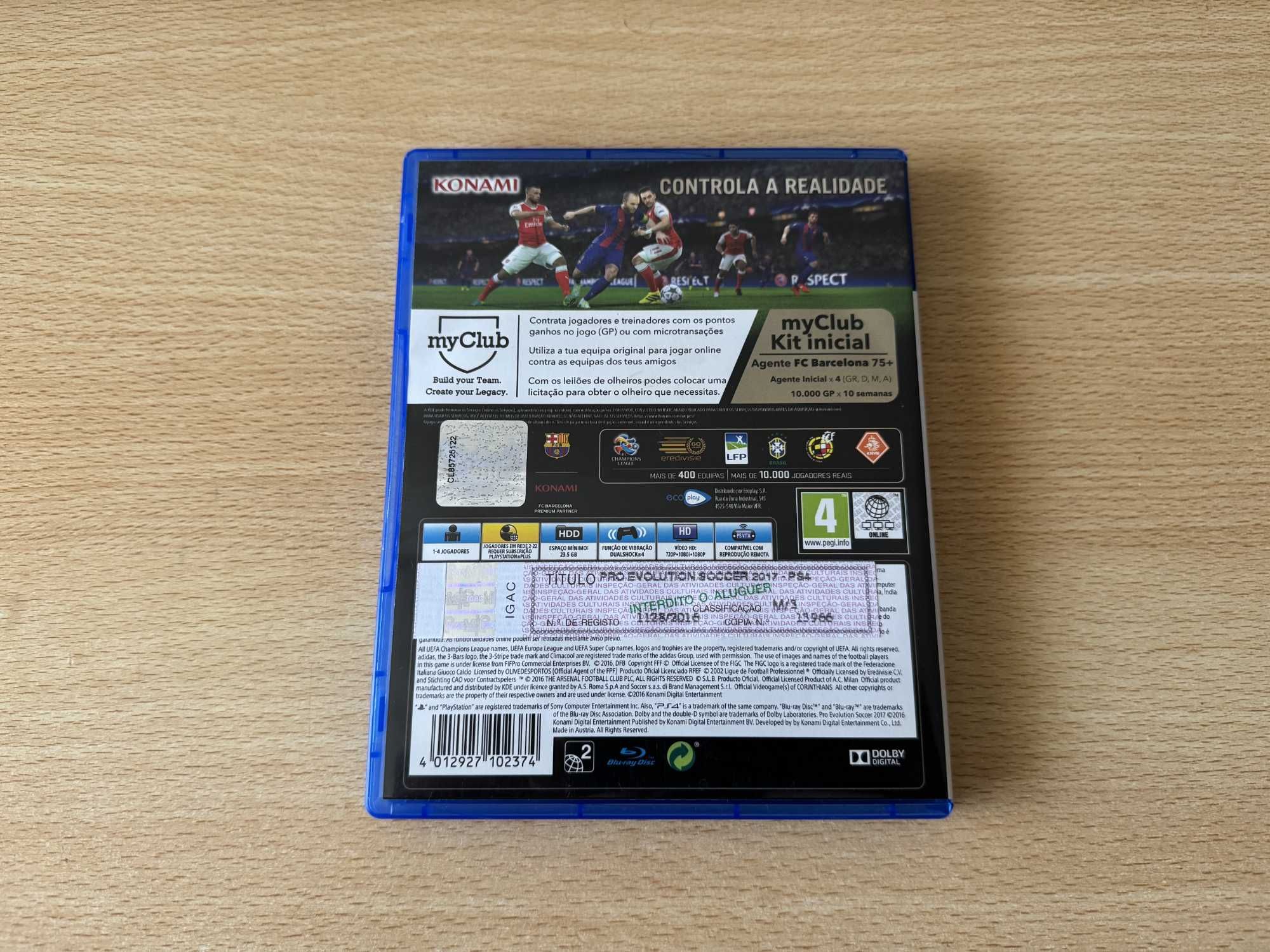 PES 2017: Pro Evolution Soccer | PS4