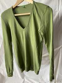 Zielony sweter united colors of benetton