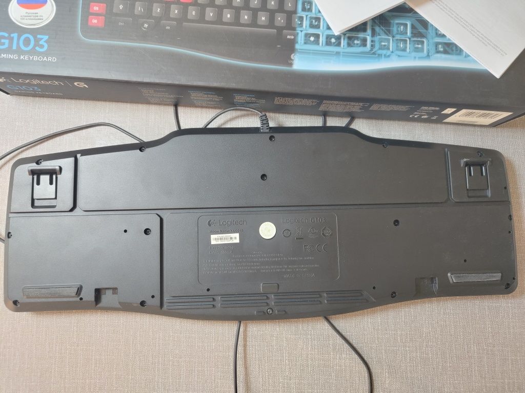 Комплект клавіатура + мишка Logitech G 103 + G102