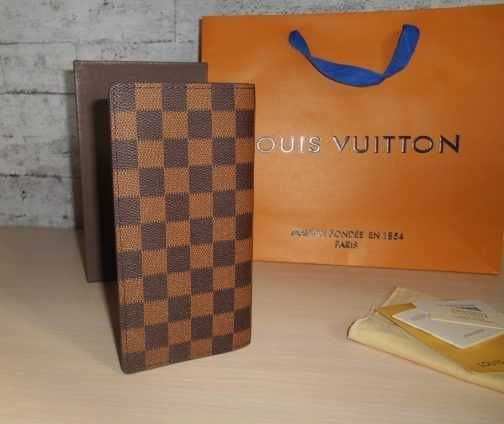 LOUIS VUITTON LV Męski portfel duży, skóra na present 62665-2