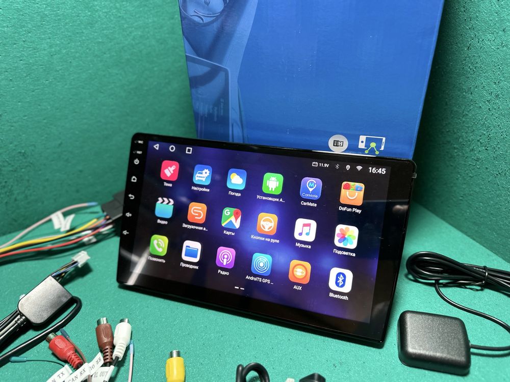 Магнітола android Topway TS10 4/32, 9/10 дюймів, CarPlay