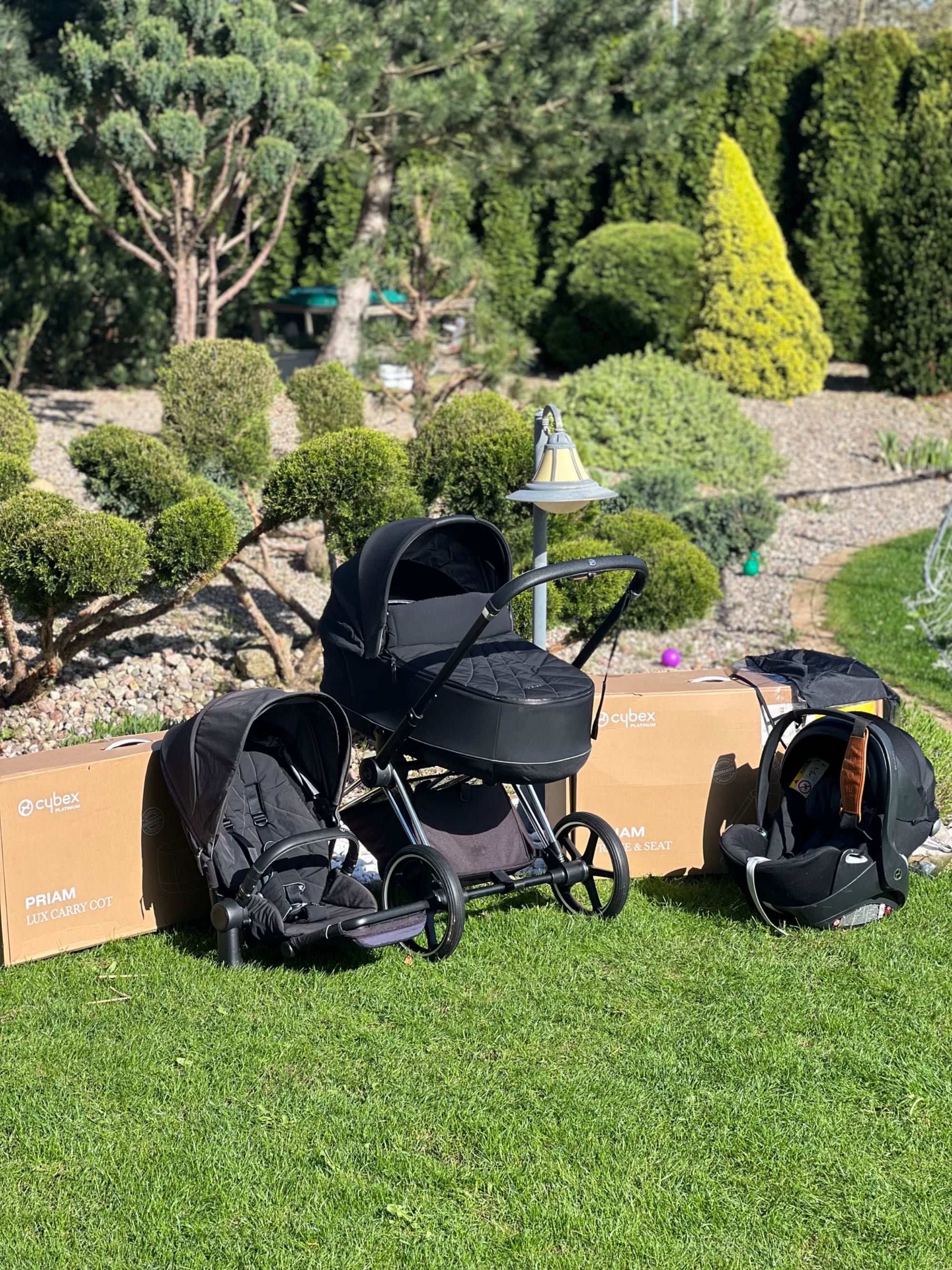 Wózek Cybex Priam Lux 3w1 deep black