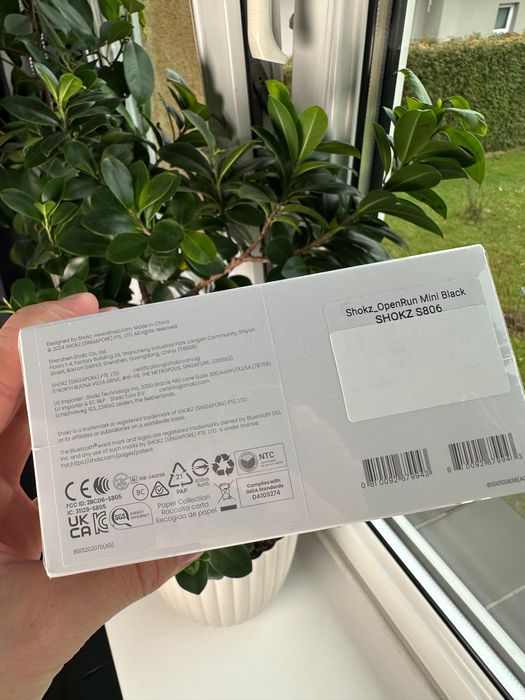 Słuchawki kostne SHOKZ OpenRun Mini Wodoodporne Czarne TOMI-TECH