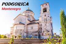Magnes na lodówkę Podgorica Czarnogóra