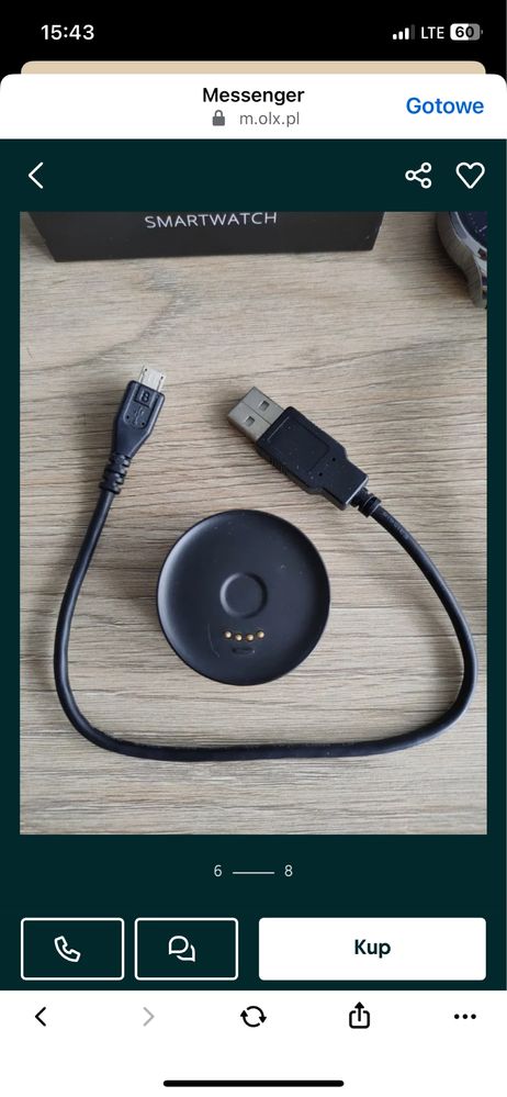 Smartwatch Kruger&Matz, jak nowy!