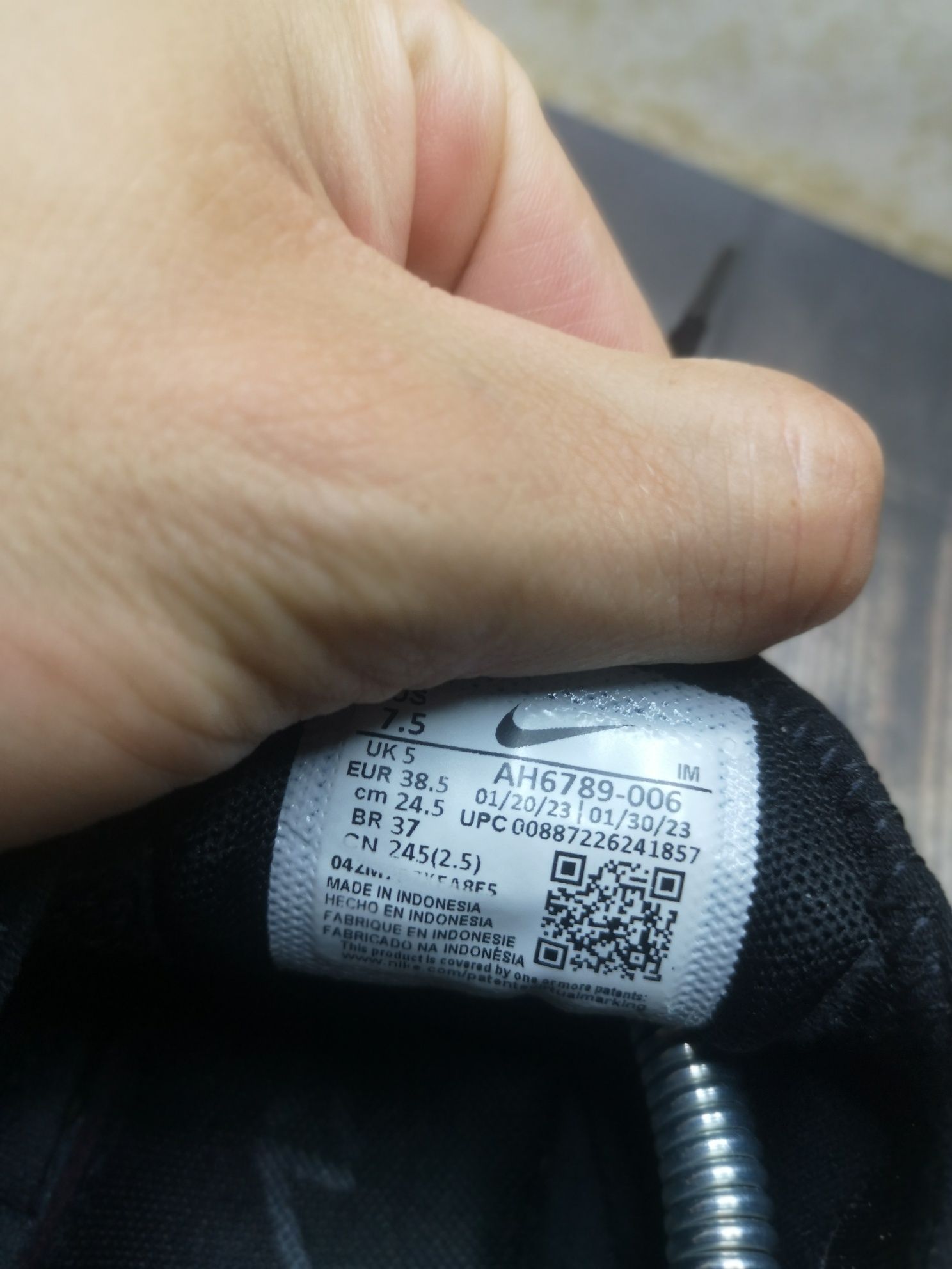 Buty Nike Air Max 270 Triple Black r38,5 / force / Dunk / jordan