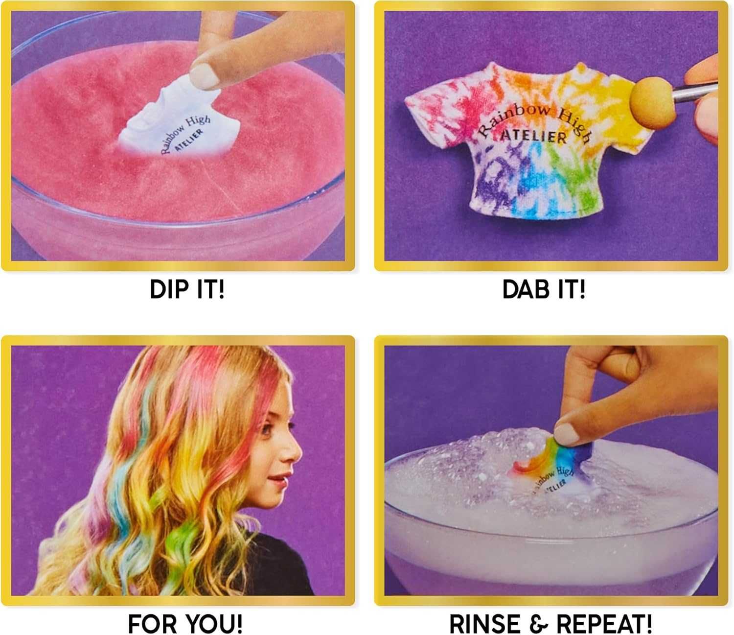 Куклы Rainbow High Watercolor and Create Tie Dye dolls 2024