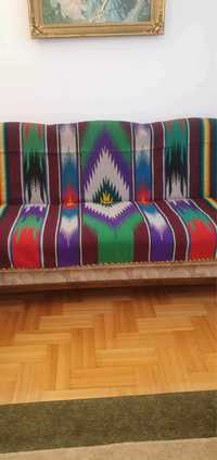 Kilim wełniany narzuta dywan