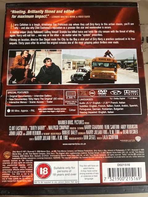 A Fúria da Razão aka Dirty Harry com Clint Eastwood