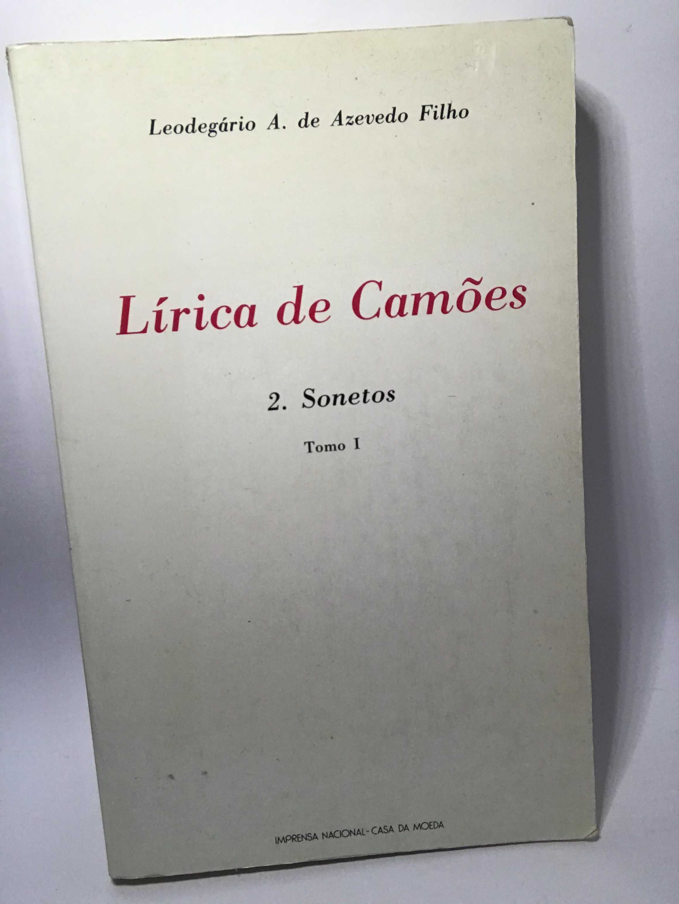 Lírica de Camões, 2. Sonetos Tomo I