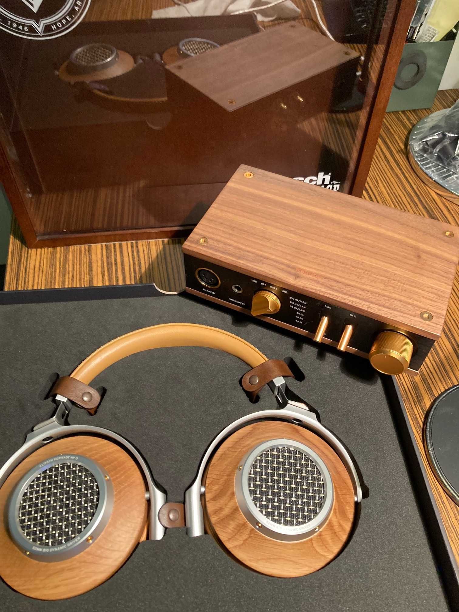 Słuchawki Klipsch Heritage Hp-3 wzmacniacz DAC zbalansowany