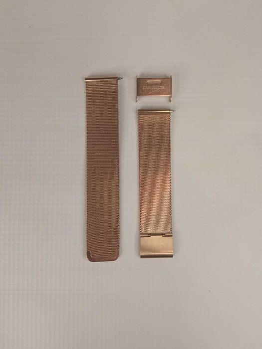 Złoty pasek do najtańszego chińskiego smartwatch 20mm