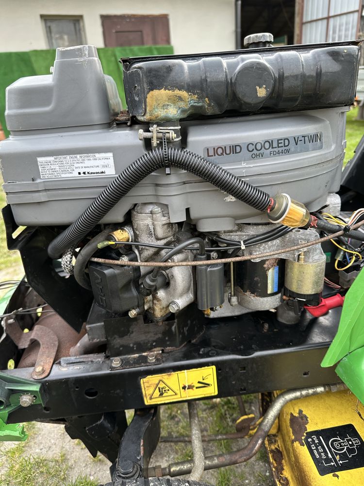 Kosiarka traktorek john deere LX178 Kawasaki  OHV FD440V twin