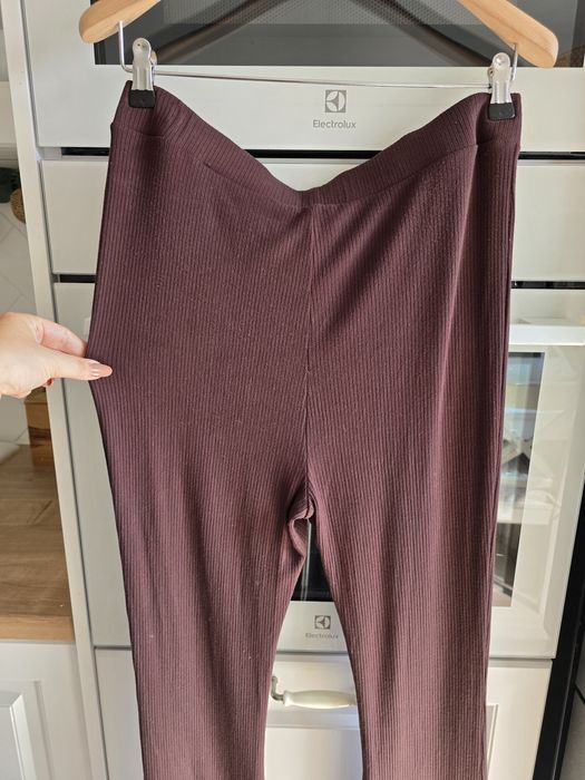 Spodnie dresowe damskie 4F brązowe XL cienkie wygodne