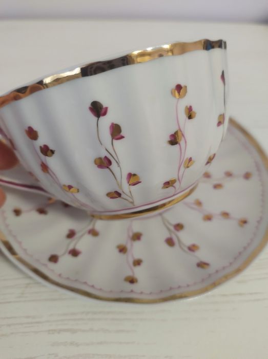 Рідкісна чайна пара Вербілки Вербилки Золотий В'юнок Золотой вьюнок