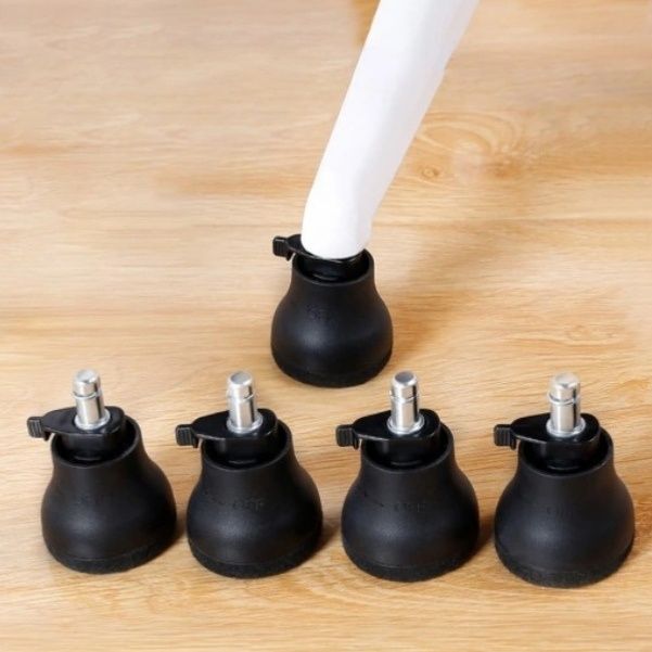 Ślizgacze zamienne (Bell Glides) do krzeseł biurowych, zestaw 5 sztuk