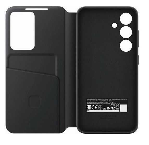 Capa Smart View Wallet Samsung Galaxy S24 preta (NOVA)