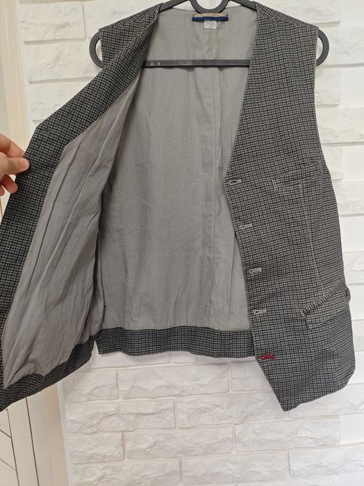 Mason's колекційна жилетка р. М сіра чоловіча класична вінтаж