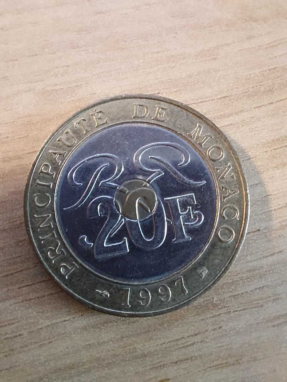 20 franków Monako 1997