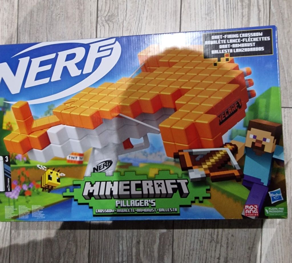 Wyrzutnia Nerf Minecraft Pillagers Crossbow kusza