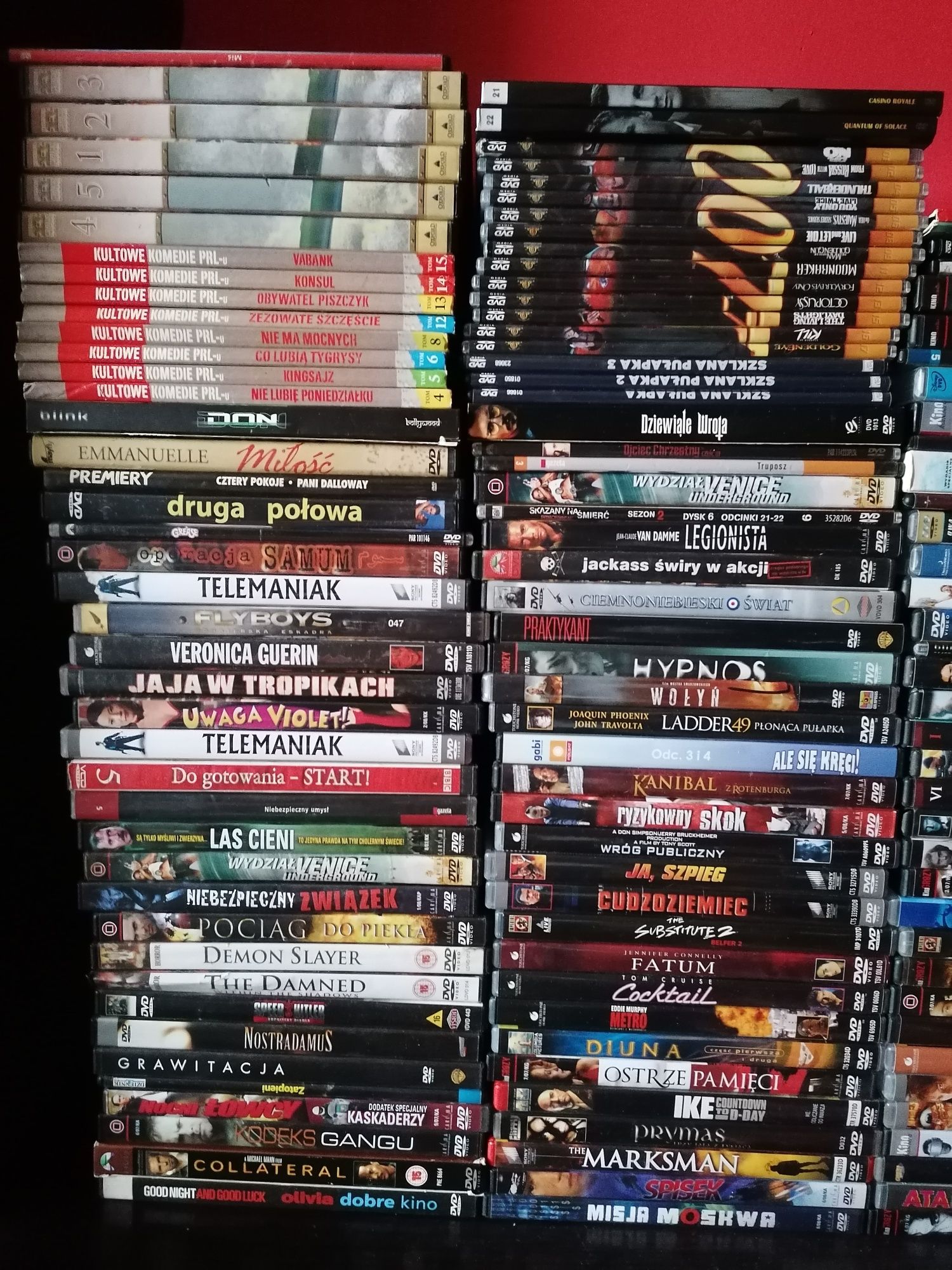 Kolekcja filmów DVD
