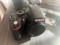Maquina fotografica DSLR Nikon D3200 Preta + Objectivas + Acessorios