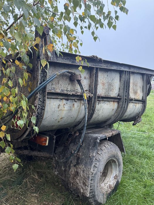 Wywrotka jednoosiowa 6T, przyczepa rolnicza jednoosiowa