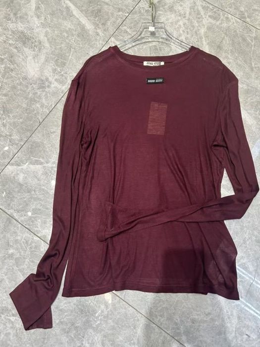 Лонгслів miu miu лонгслив L