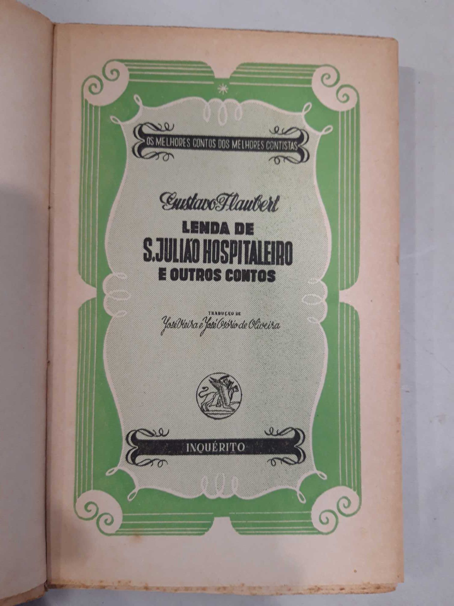 Livro REF-PA5 - Gustavo Flaubert - S.Julião Hospitaleiro
