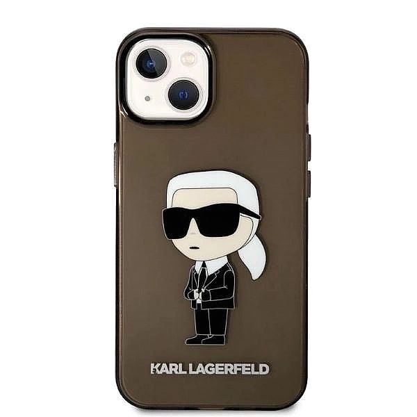 Etui Karl Lagerfeld Ikonik Karl na iPhone 14 Plus - czarne