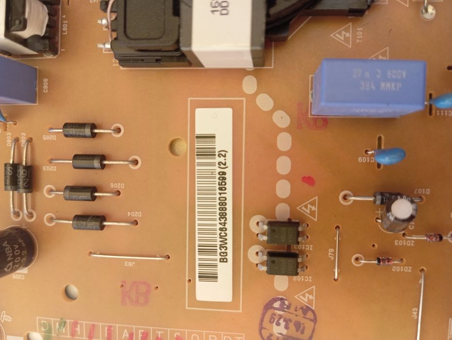 Vários componentes para televisores LG