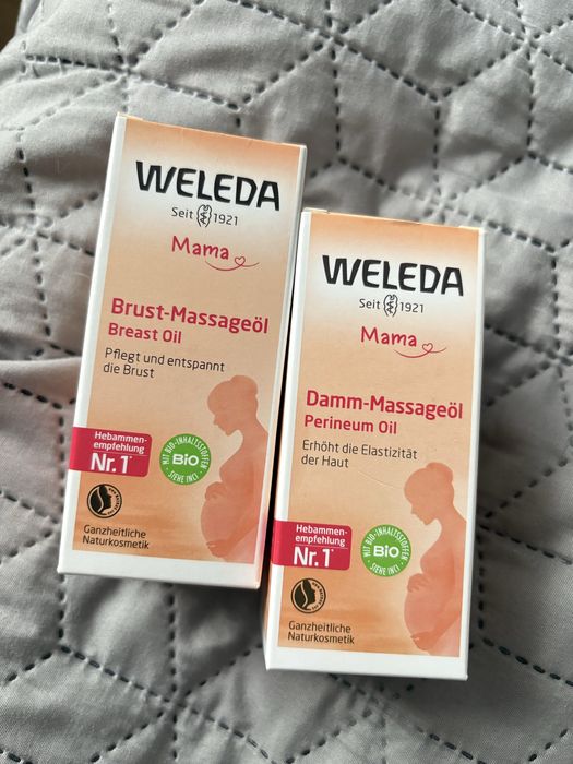 Масажні олійки від бренду Weleda