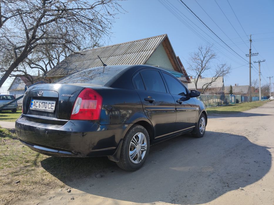 Hyunday accent 2008р 1.4 газ-бензин