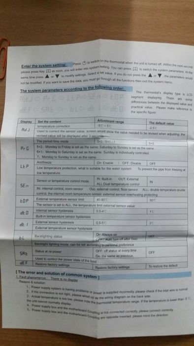 Termostato controlador de temperatura de parede