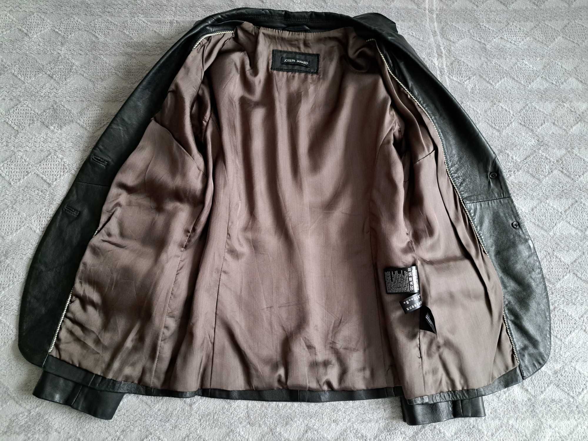 Marynarka damska skórzana vintage; Josepf Janard (Peek & Cloppenburg)