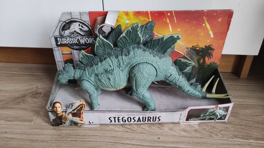 Mattel Jurassic World Duża Figurka Dinozaur Stegosaurus - 35 cm