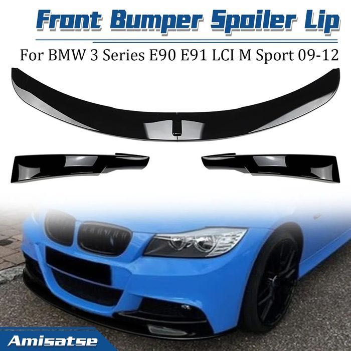 Сплитер губа на бампер BMW E90 E91 E92 накладка на передний бампер бмв