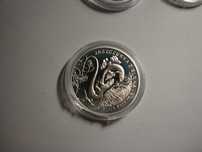 Srebrna moneta kolekcjonerska 20zł " Jaszczurka zielona" Emisja 2009r