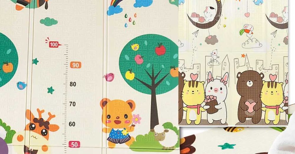 Дитячий термокилимок Двосторонній. Розміри 150/180см   200/180см