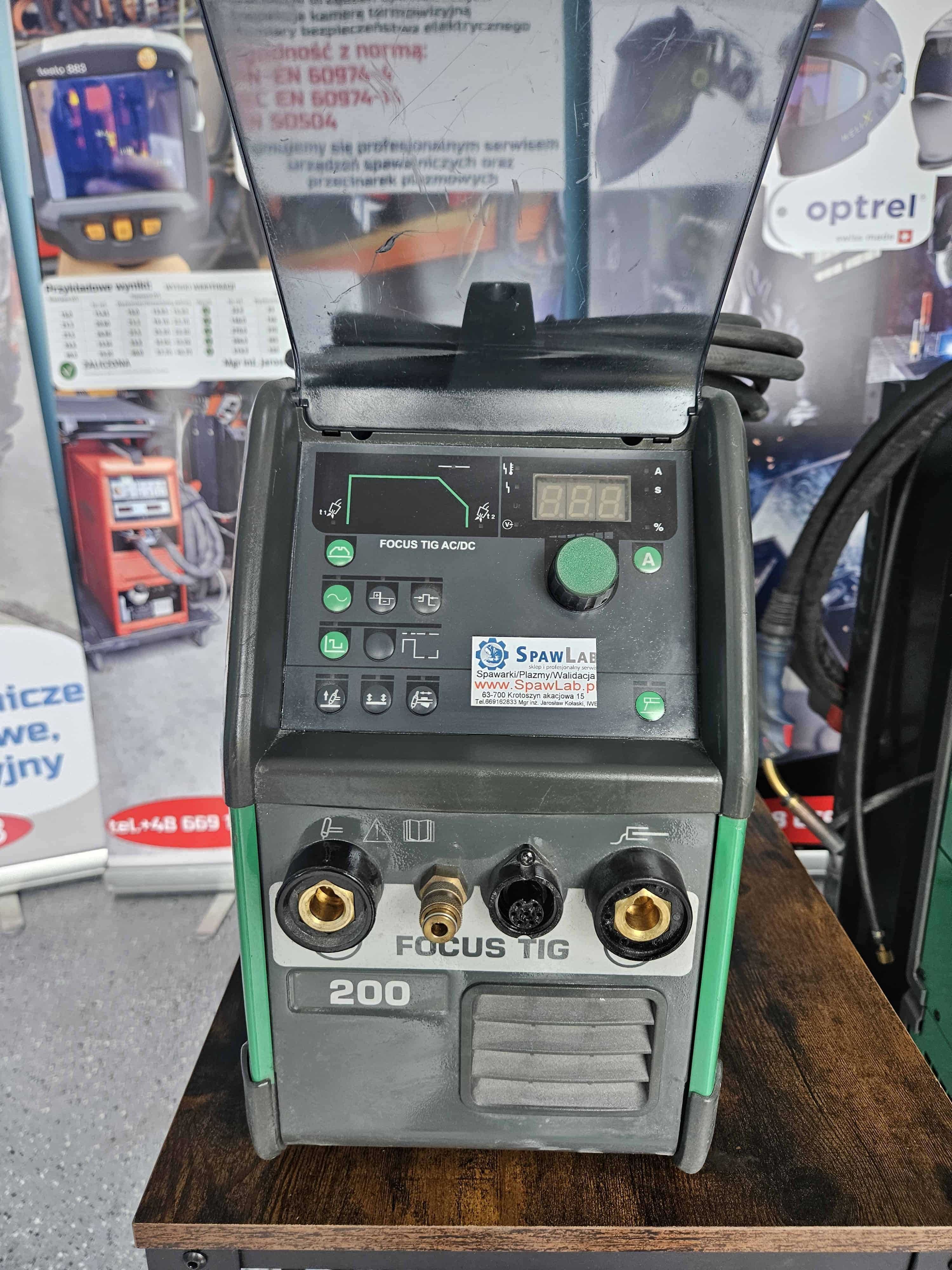 Spawarka Migatronic Focus TIG 200 AC/DC PFC! Puls 230V Jak Nowa! Serwi