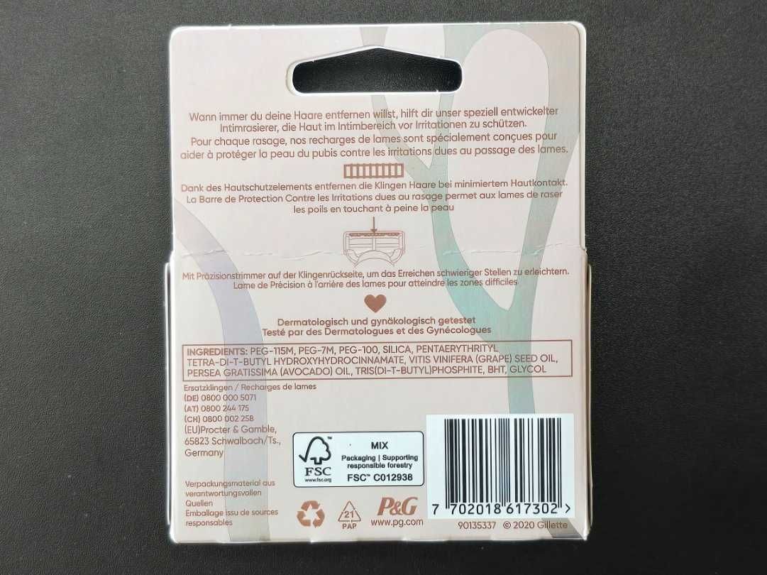 Gillette Venus Satin Care do okolic intymnych ostrza 3szt. – NOWOŚĆ!