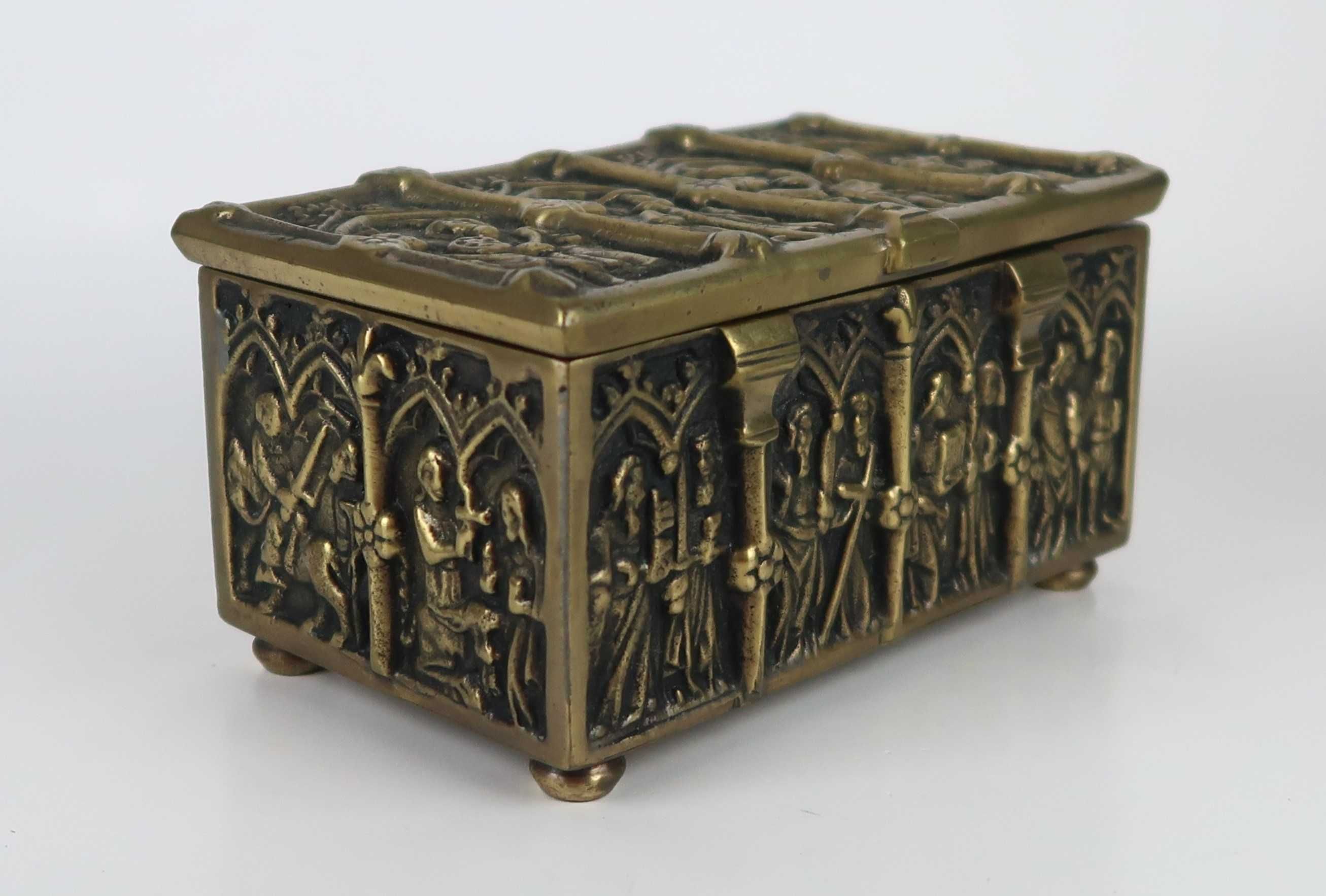 Caixa Relicário em bronze Séc. XIX/XX