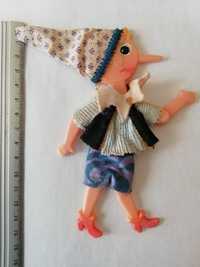 Кукла Буратино плоская ГДР 14 см.