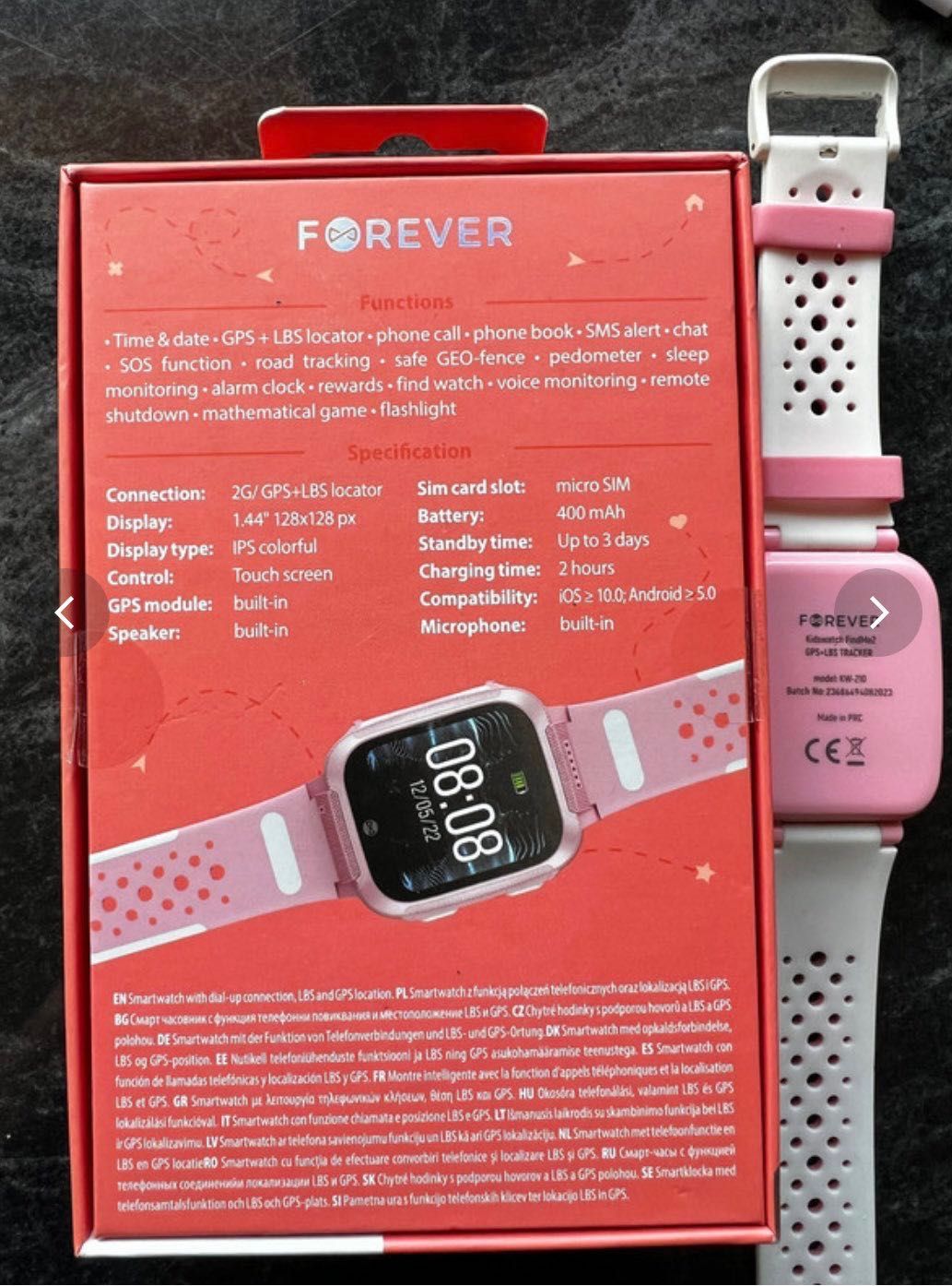 Smartwatch dla dziecka FOREVER FIND ME! 2