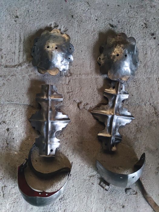Ręce zbrojnikowe do pojedynków zbroja rycerz larp
