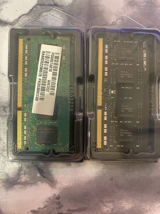 Продам ОЗУ DDR3L 4гб дві штуки для ноутбука