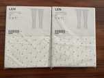 2 komplety zaslonek Ikea Len