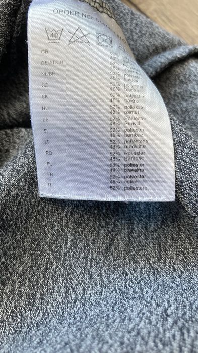Jean Pascale męski t-shirt koszulka krótki rękaw szara L